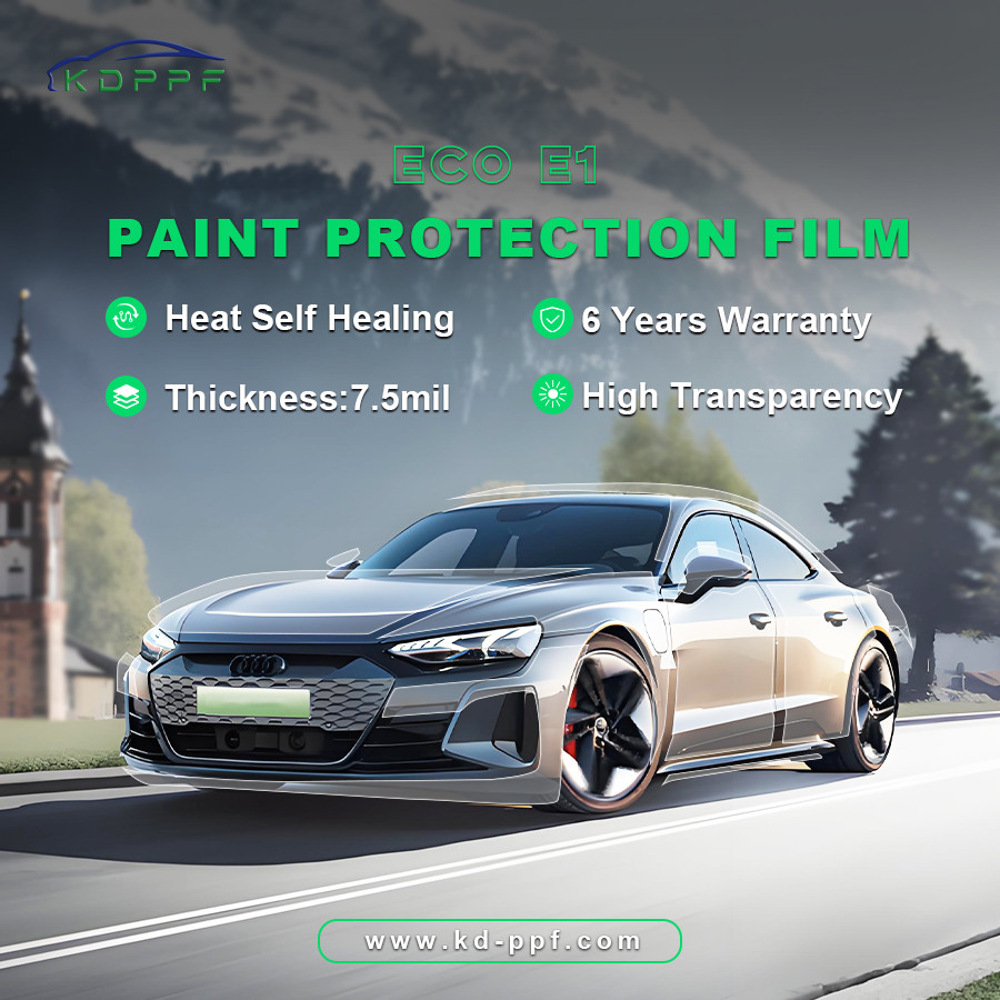 High Gloss 7.5 Mil Paint Protection Film PPF Self Healing Automotive ...